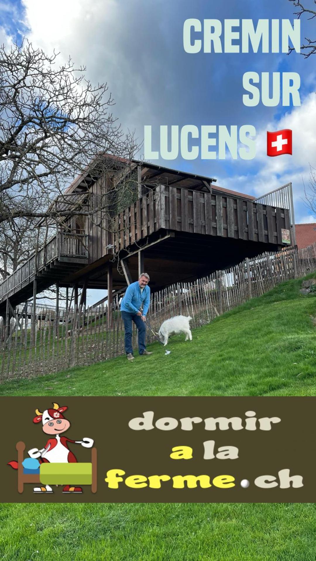 Cabane Dans Les Arbres / Swin-Golf De Cremin Exteriör bild